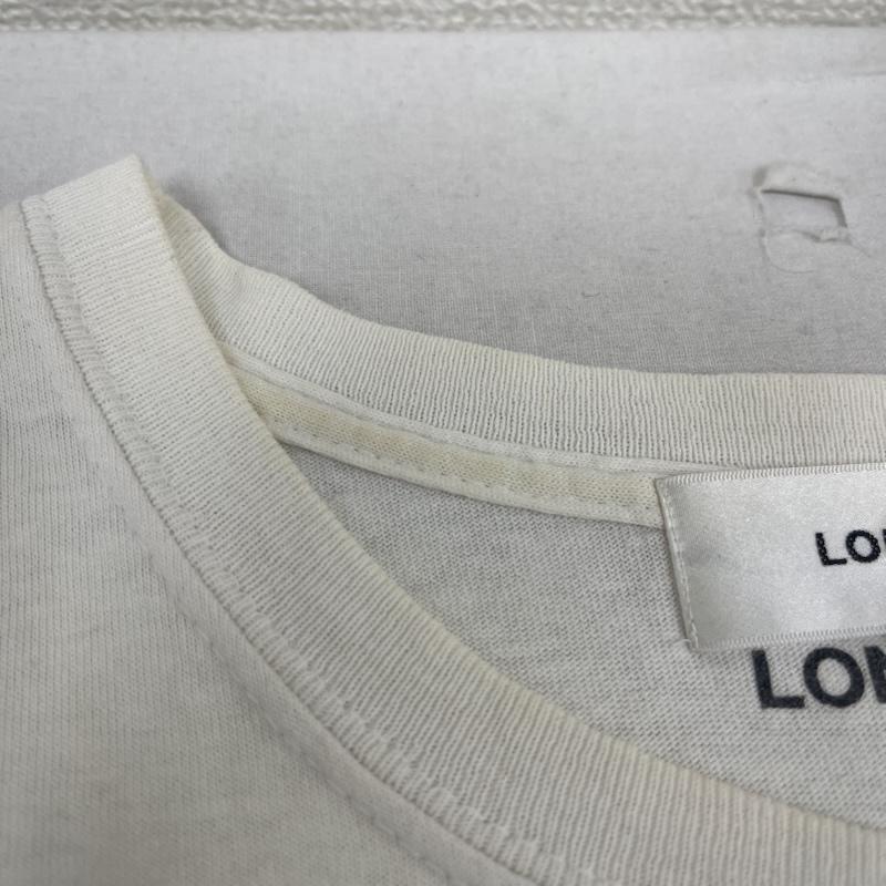 ロンリー LONELY論理 Tシャツ 半袖 舞妓 芸者 モノクロ フォト グラフィック プリント Tシャツ L 白 / ホワイト / white メンズ USED 古着 中古 50163573