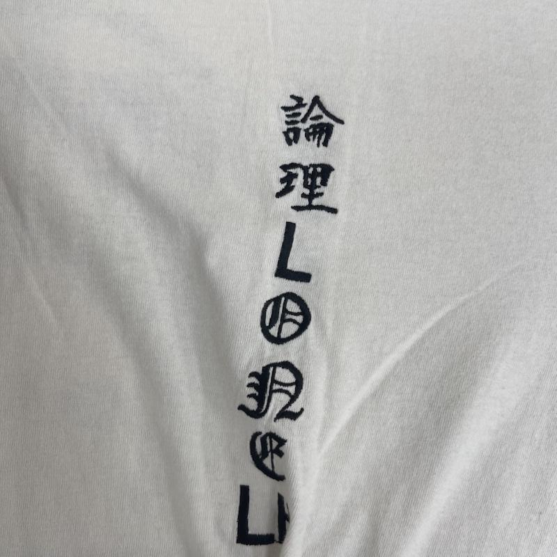 ロンリー LONELY論理 Tシャツ 半袖 舞妓 芸者 モノクロ フォト グラフィック プリント Tシャツ L 白 / ホワイト / white メンズ USED 古着 中古 50163573