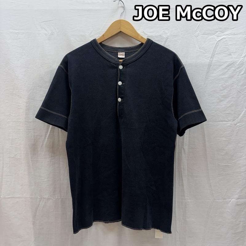 ジョーマッコイ JOE McCOY Tシャツ 半袖 BALLPARK ヘンリーネック 半袖 Tシャツ 猫目ボタン 42 メンズ USED 古着 中古 50163576