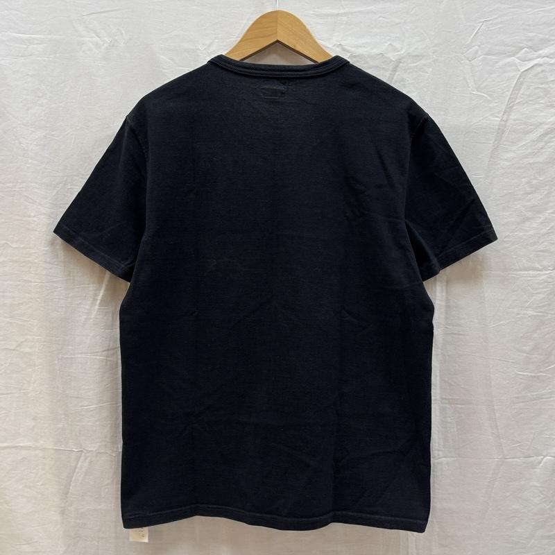 ザリアルマッコイズ THE REAL McCOY S Tシャツ 半袖 ロゴ プリント クルーネック 半袖 Tシャツ L 黒 / ブラック / black メンズ USED 古着 中古 50163578