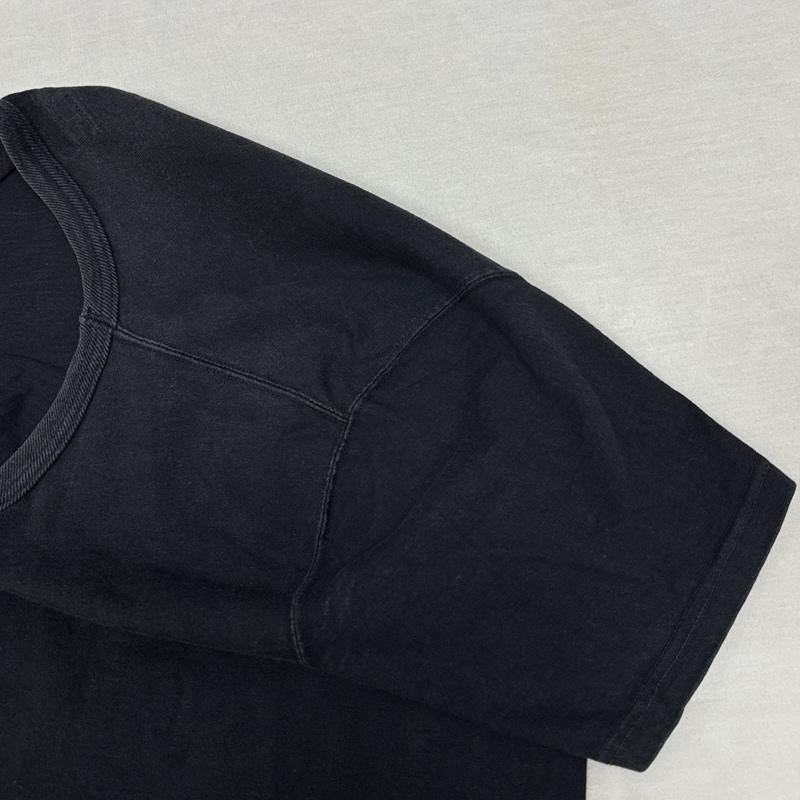 ザリアルマッコイズ THE REAL McCOY S Tシャツ 半袖 ロゴ プリント クルーネック 半袖 Tシャツ L 黒 / ブラック / black メンズ USED 古着 中古 50163578