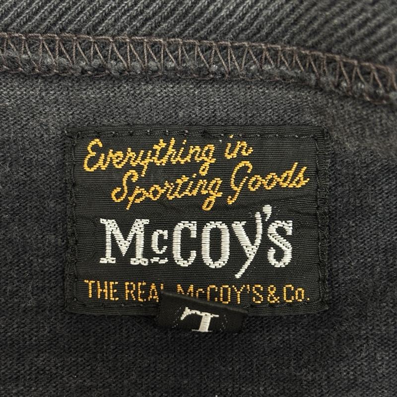 ザリアルマッコイズ THE REAL McCOY S Tシャツ 半袖 ロゴ プリント クルーネック 半袖 Tシャツ L 黒 / ブラック / black メンズ USED 古着 中古 50163578