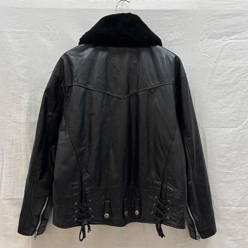 古着 USED ジャケット、上着 レザージャケット JAMES DEEN ジェームスディーン 牛革 レザー ダブル ライダース ジャケット L 黒 / ブラック / black メンズ USED 古着 中古 50163579
