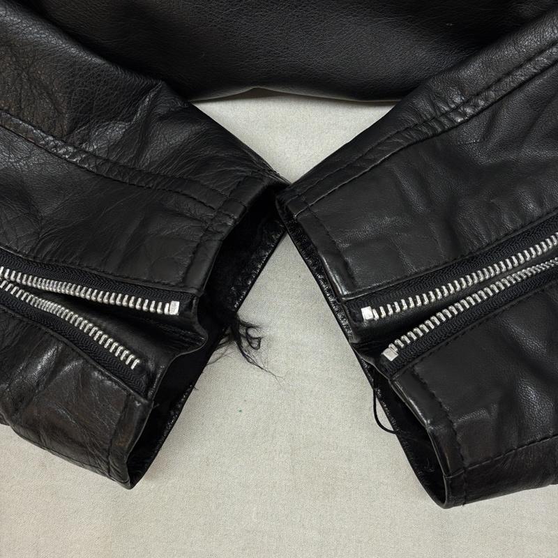 古着 USED ジャケット、上着 レザージャケット JAMES DEEN ジェームスディーン 牛革 レザー ダブル ライダース ジャケット L 黒 / ブラック / black メンズ USED 古着 中古 50163579