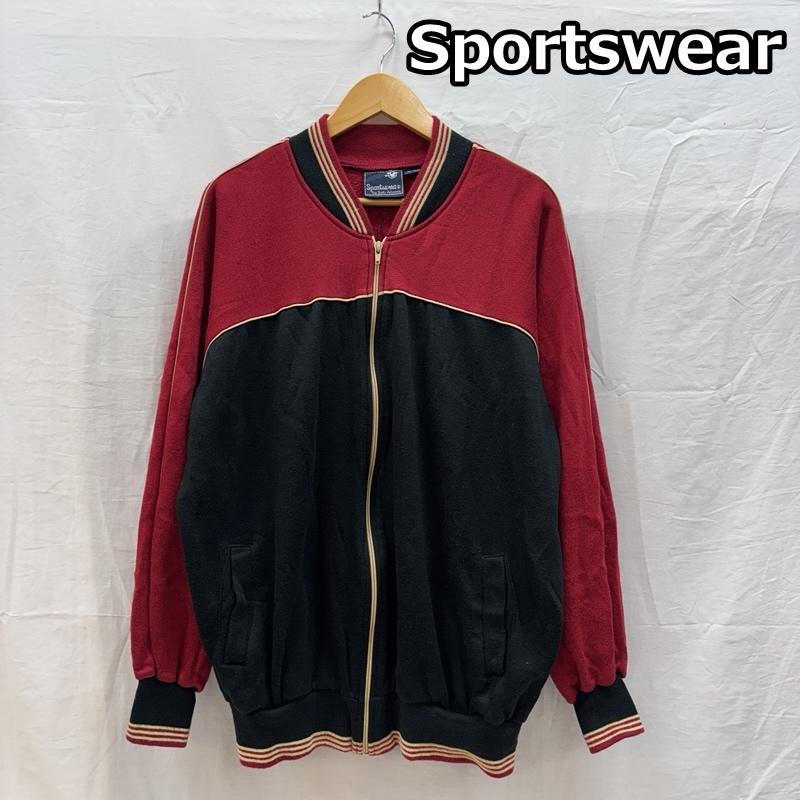 古着 USED ジャケット、上着 ジャンパー、ブルゾン Sportswear タイ製 ジップアップ ニット トラック ジャケット ビッグサイズ XL メンズ USED 古着 中古 50163582