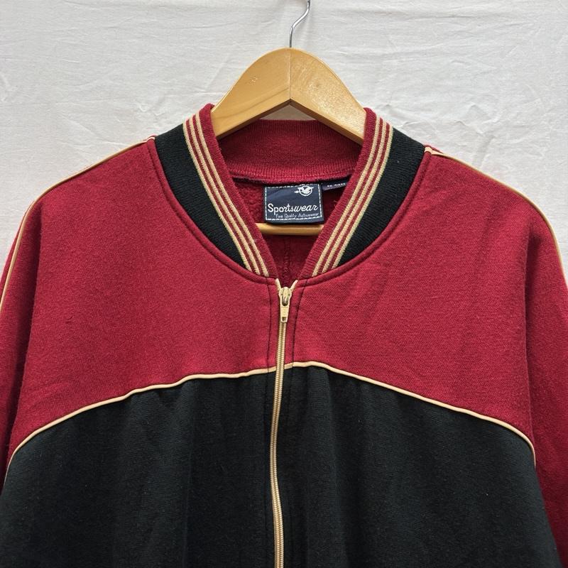 古着 USED ジャケット、上着 ジャンパー、ブルゾン Sportswear タイ製 ジップアップ ニット トラック ジャケット ビッグサイズ XL メンズ USED 古着 中古 50163582