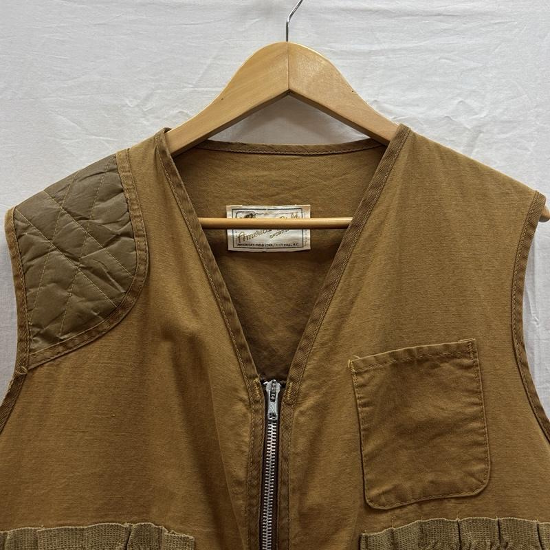 ヴィンテージ VINTAGE ベスト ベスト AMERICAN FIELD 60-70年代 ハンティング ベスト IDEAL SIMCO ZIP 60s 70s - メンズ USED 古着 中古 50163584