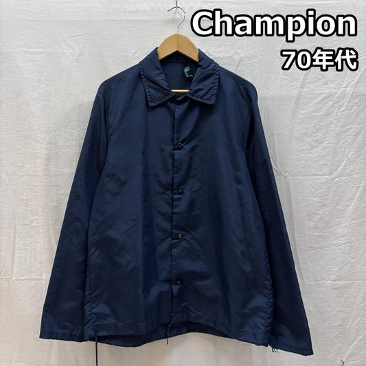 チャンピオン Champion ジャケット、上着 ジャンパー、ブルゾン 70年代 ビンテージ Cインランタグ ナイロン コーチ ジャケット 70s VINTAGE - 紺 / ネイビー / navy メンズ USED 古着 中古 50163586