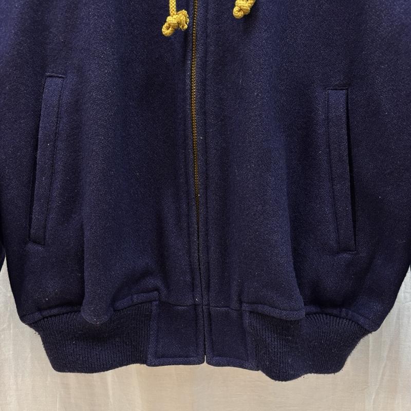 ヴィンテージ VINTAGE ジャケット、上着 ジャンパー、ブルゾン campux コーネル大学 ロゴ 刺繍 セーラーカラー フード スタジャン バーシティ ジャケット M 紺 / ネイビー / navy メンズ USED 古着 中古 50163590