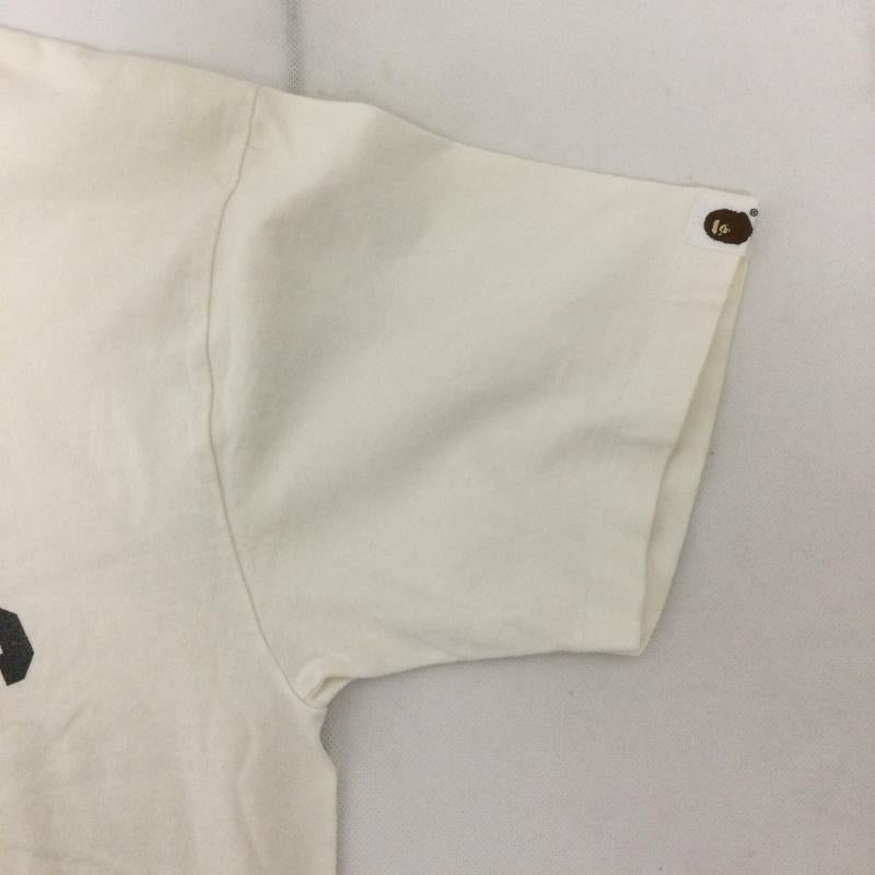 アベイシングエイプ A BATHING APE Tシャツ 半袖 APE BAPE マーライオン　BABY MILO tシャツ M ロゴ、文字 白 / ホワイト / white メンズ USED 古着 中古 50163591