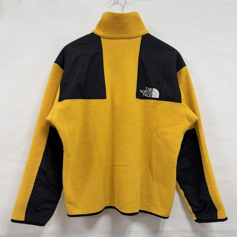 ザノースフェイス THE NORTH FACE トレーナー 長袖 ARMADILLA アルマディル ハーフジップ フリース プルオーバー ロゴ 刺繍 サイドポケット NL-3170 L ロゴ、文字 X 刺繍 黄 / イエロー / yellow X 黒 / ブラック / black X 白 / ホワイト / white メンズ USED 古着 中古 50163592