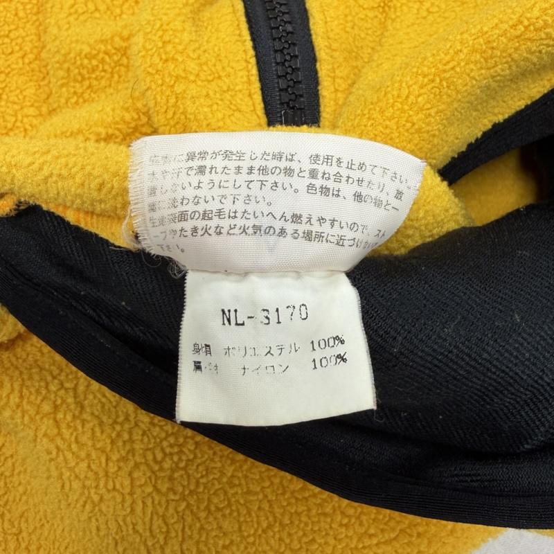 ザノースフェイス THE NORTH FACE トレーナー 長袖 ARMADILLA アルマディル ハーフジップ フリース プルオーバー ロゴ 刺繍 サイドポケット NL-3170 L ロゴ、文字 X 刺繍 黄 / イエロー / yellow X 黒 / ブラック / black X 白 / ホワイト / white メンズ USED 古着 中古 50163592