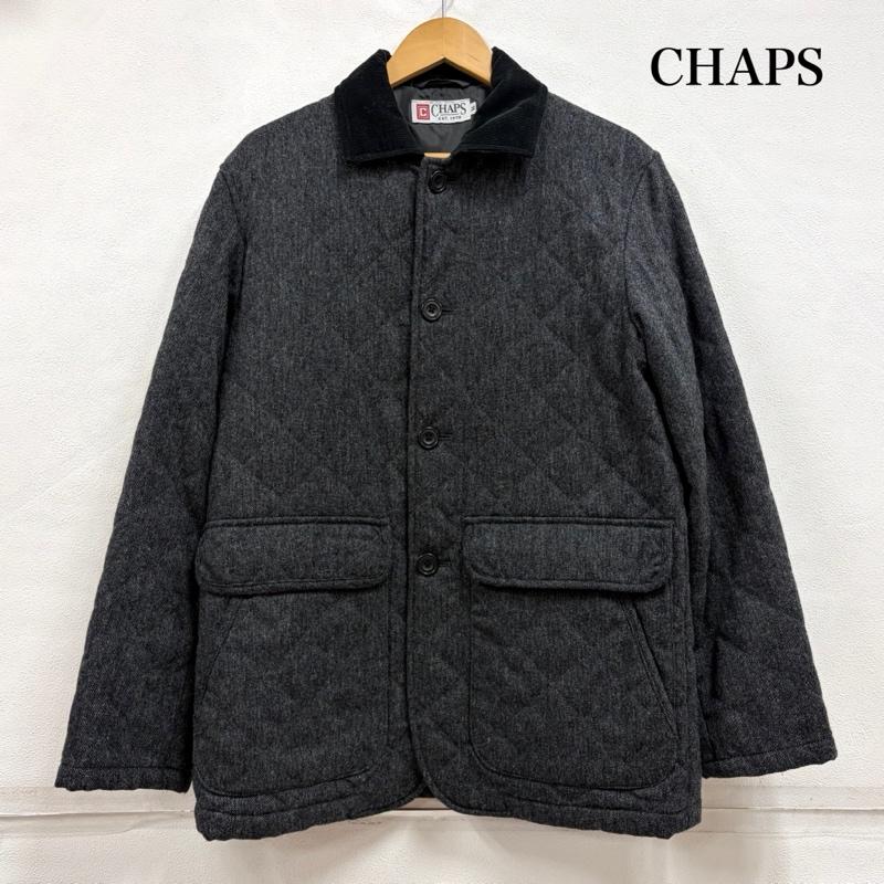 チャップス CHAPS ジャケット、上着 ジャケット、ブレザー RALPH LAUREN ラルフローレン キルティング ジャケット コーデュロイカラー ツイード M 無地 ダークグレー / ダークグレー / X 黒 / ブラック / black メンズ USED 古着 中古 50163600