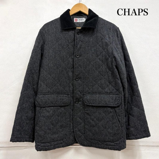 チャップス CHAPS ジャケット、上着 ジャケット、ブレザー RALPH LAUREN ラルフローレン キルティング ジャケット コーデュロイカラー ツイード M 無地 ダークグレー / ダークグレー / X 黒 / ブラック / black メンズ USED 古着 中古 50163600