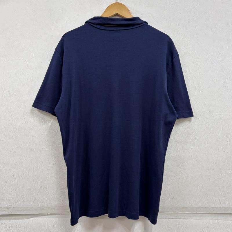 アルマーニコレッツォーニ ARMANI COLLEZIONI ポロシャツ 半袖 半袖 ポロシャツ Vネック ロゴ 刺繍 XL 無地 X ロゴ、文字 X 刺繍 紺 / ネイビー / navy メンズ USED 古着 中古 50163604