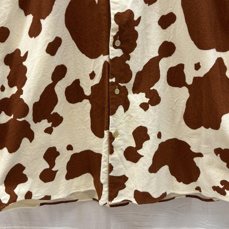 ビームス BEAMS シャツ、ブラウス 長袖 アニマル イージー 起毛 コットン ビッグシルエット シャツ 11-11-6230-803 M メンズ USED 古着 中古 50163611