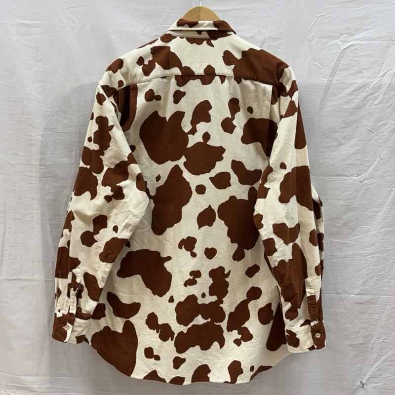 ビームス BEAMS シャツ、ブラウス 長袖 アニマル イージー 起毛 コットン ビッグシルエット シャツ 11-11-6230-803 M メンズ USED 古着 中古 50163611