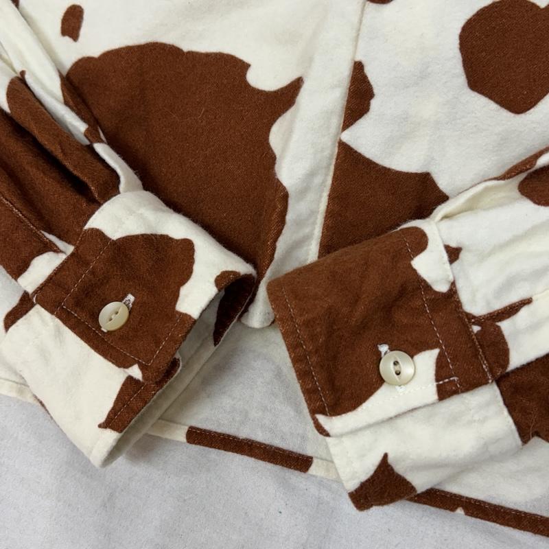 ビームス BEAMS シャツ、ブラウス 長袖 アニマル イージー 起毛 コットン ビッグシルエット シャツ 11-11-6230-803 M メンズ USED 古着 中古 50163611