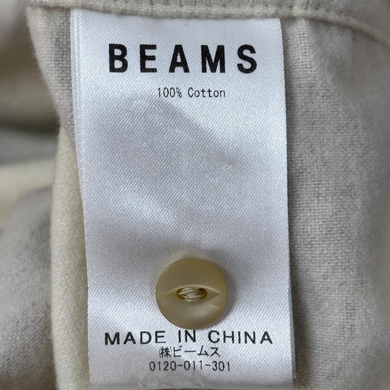 ビームス BEAMS シャツ、ブラウス 長袖 アニマル イージー 起毛 コットン ビッグシルエット シャツ 11-11-6230-803 M メンズ USED 古着 中古 50163611