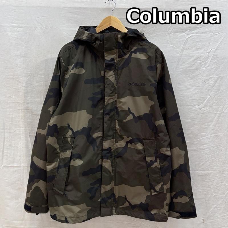 コロンビア Columbia ジャケット、上着 ジャンパー、ブルゾン PM5425 カモフラ 迷彩柄 ORELLE JACKET オレル ナイロン ジャケット XL カモフラージュ柄・迷彩 メンズ USED 古着 中古 50163615