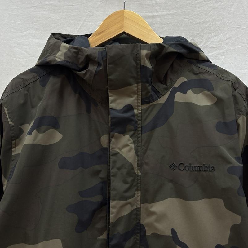 コロンビア Columbia ジャケット、上着 ジャンパー、ブルゾン PM5425 カモフラ 迷彩柄 ORELLE JACKET オレル ナイロン ジャケット XL カモフラージュ柄・迷彩 メンズ USED 古着 中古 50163615