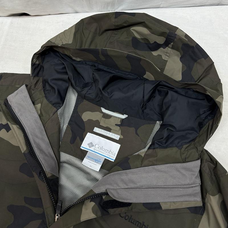 コロンビア Columbia ジャケット、上着 ジャンパー、ブルゾン PM5425 カモフラ 迷彩柄 ORELLE JACKET オレル ナイロン ジャケット XL カモフラージュ柄・迷彩 メンズ USED 古着 中古 50163615