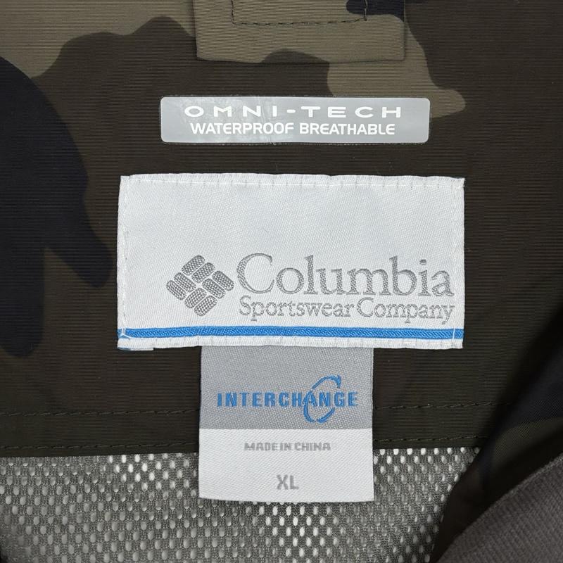 コロンビア Columbia ジャケット、上着 ジャンパー、ブルゾン PM5425 カモフラ 迷彩柄 ORELLE JACKET オレル ナイロン ジャケット XL カモフラージュ柄・迷彩 メンズ USED 古着 中古 50163615