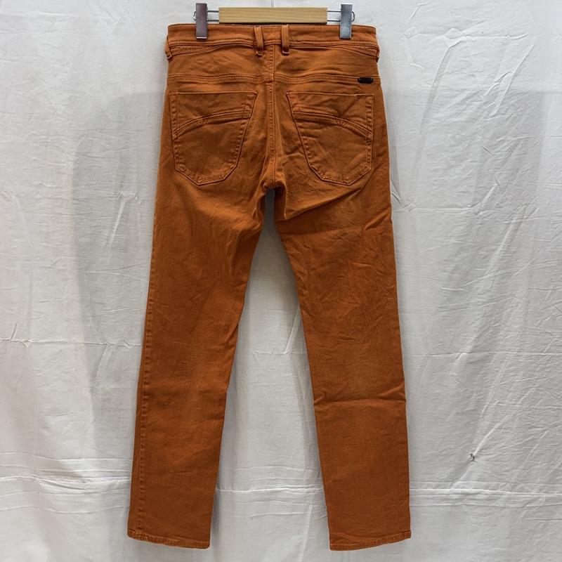 ディーゼル DIESEL パンツ デニム、ジーンズ IAKOP WASH0111D ストレッチ カラーデニム スリム テーパード パンツ 30インチ 橙 / オレンジ / orange メンズ USED 古着 中古 50163620