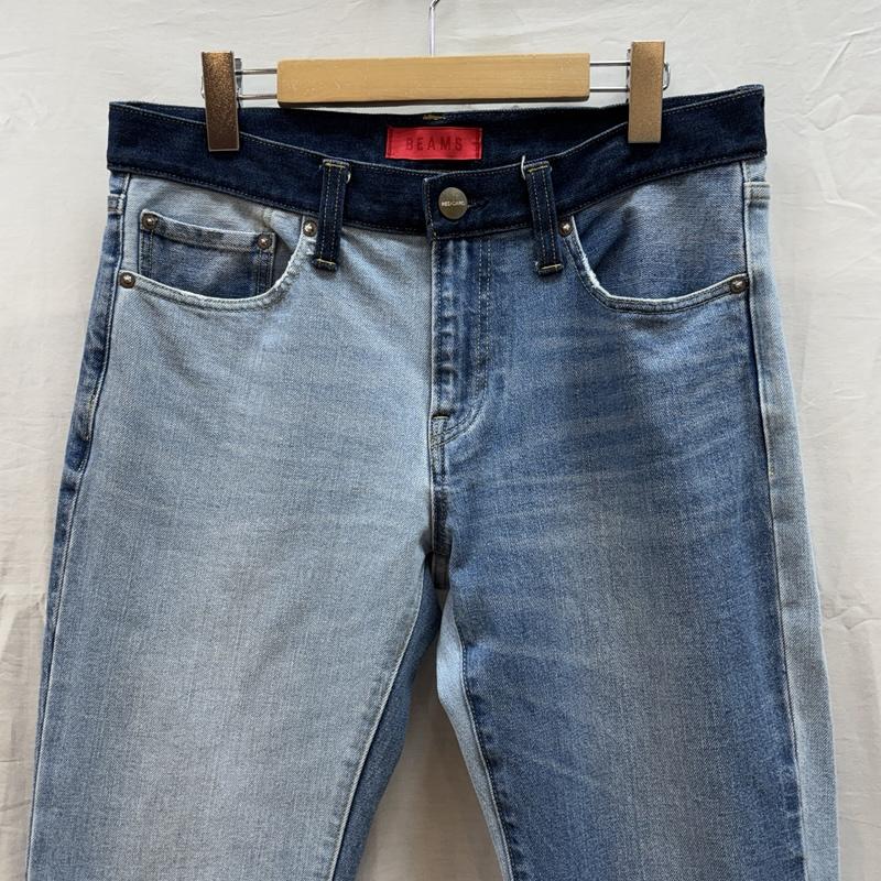 ビームス BEAMS パンツ デニム、ジーンズ RED CARD B75861ZC BEAMS別注 カットオフ ストレッチ デニム パンツ 31インチ メンズ USED 古着 中古 50163621