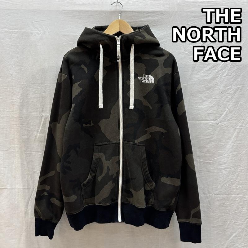 ザノースフェイス THE NORTH FACE パーカー 長袖 NT11957 リアビュー フルジップ フーディ スウェット パーカー カモフラ 迷彩 M カモフラージュ柄・迷彩 メンズ USED 古着 中古 50163623