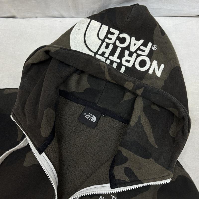 ザノースフェイス THE NORTH FACE パーカー 長袖 NT11957 リアビュー フルジップ フーディ スウェット パーカー カモフラ 迷彩 M カモフラージュ柄・迷彩 メンズ USED 古着 中古 50163623