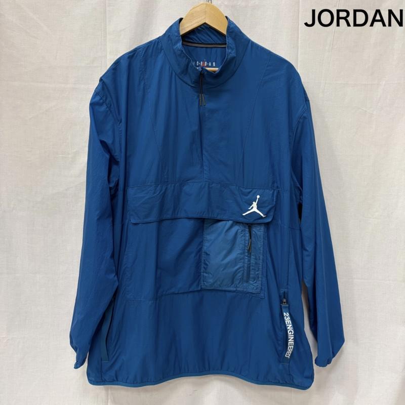 ジョーダン JORDAN ジャケット、上着 ジャンパー、ブルゾン AJ1069-301 AJ23 Engineered Lightweight Training Jacket blue XL XL ロゴ、文字 青 / ブルー / blue メンズ USED 古着 中古 50163626