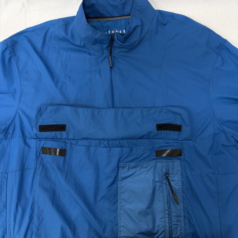 ジョーダン JORDAN ジャケット、上着 ジャンパー、ブルゾン AJ1069-301 AJ23 Engineered Lightweight Training Jacket blue XL XL ロゴ、文字 青 / ブルー / blue メンズ USED 古着 中古 50163626