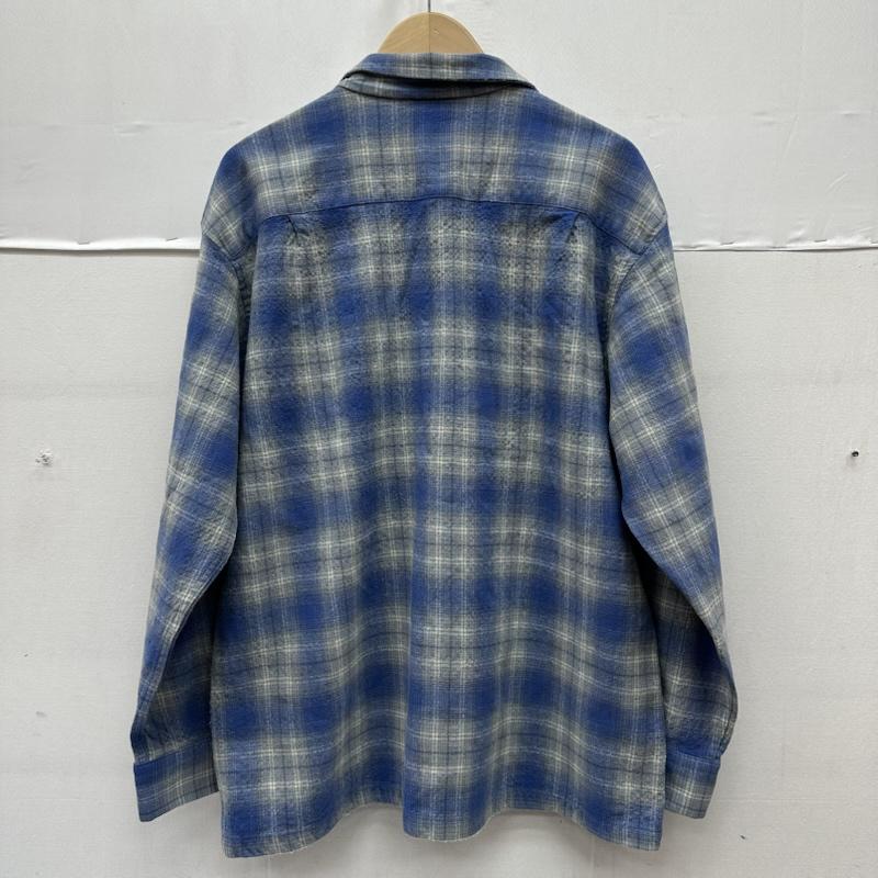 ペンドルトン PENDLETON シャツ、ブラウス 長袖 00s ボードシャツ ウール ボックス チェック シャツ XL 青 / ブルー / blue メンズ USED 古着 中古 50163628
