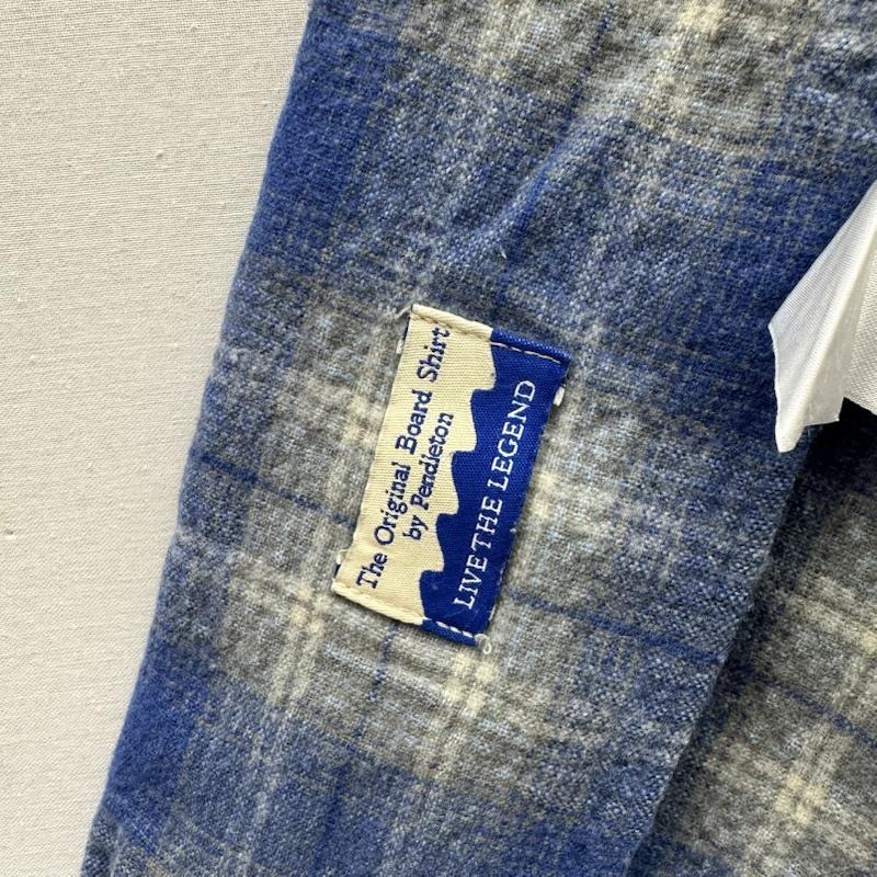 ペンドルトン PENDLETON シャツ、ブラウス 長袖 00s ボードシャツ ウール ボックス チェック シャツ XL 青 / ブルー / blue メンズ USED 古着 中古 50163628