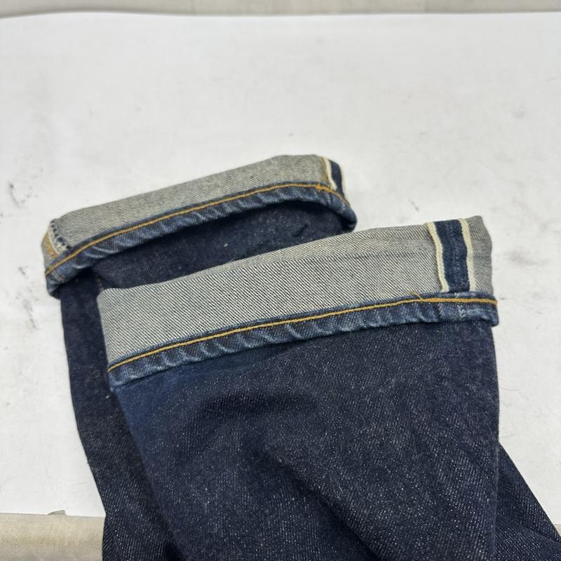 リーバイス Levi s パンツ デニム、ジーンズ 201XX ボタンフライ セルビッチ デニム パンツ シンチバック BIGE 32インチ インディゴ / インディゴ / Indigo メンズ USED 古着 中古 50163629
