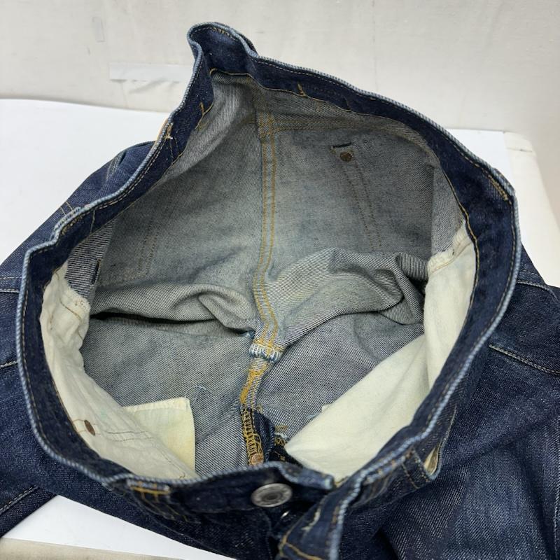 リーバイス Levi s パンツ デニム、ジーンズ 201XX ボタンフライ セルビッチ デニム パンツ シンチバック BIGE 32インチ インディゴ / インディゴ / Indigo メンズ USED 古着 中古 50163629