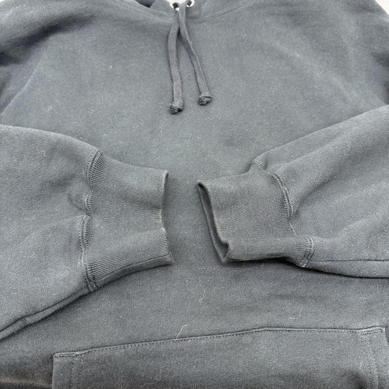 シュプリーム Supreme パーカー 長袖 Satin Applique Hooded Sweatshirt バック ロゴ パーカー XL 黒 / ブラック / black メンズ USED 古着 中古 50163631