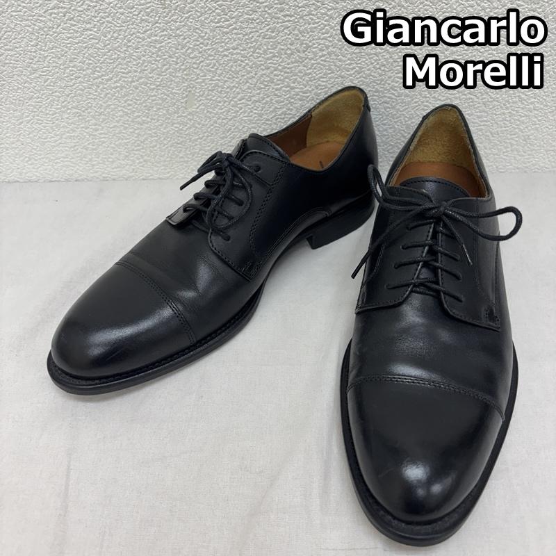 古着 USED 革靴 革靴 Giancarlo Morelli ジャンカルロモレリ ストレートチップ 外羽 レザー ドレス シューズ 25.0cm 黒 / ブラック / black メンズ USED 古着 中古 50163633