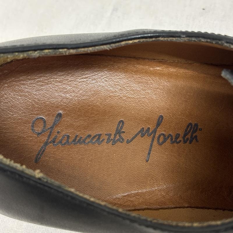 古着 USED 革靴 革靴 Giancarlo Morelli ジャンカルロモレリ ストレートチップ 外羽 レザー ドレス シューズ 25.0cm 黒 / ブラック / black メンズ USED 古着 中古 50163633