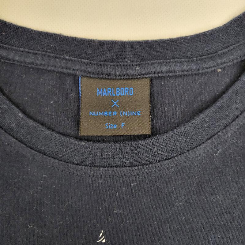ナンバーナイン NUMBER (N)INE Tシャツ 半袖 マルボロコラボ 非売品 希少 星型 FREE メンズ USED 古着 中古 50163639