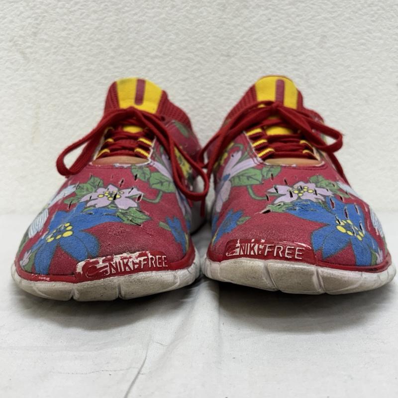 ナイキ NIKE スニーカー スニーカー WMNS FREE5.0 HIBISCUS フリー5.0 ハイビスカス ローカット スニーカー - レディース USED 古着 中古 50163642