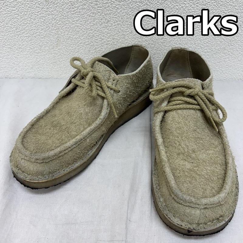 クラークス Clarks ブーツ ショートブーツ スエード レザー ワラビー ブーツ クレープソール US：8 メンズ USED 古着 中古 50163643