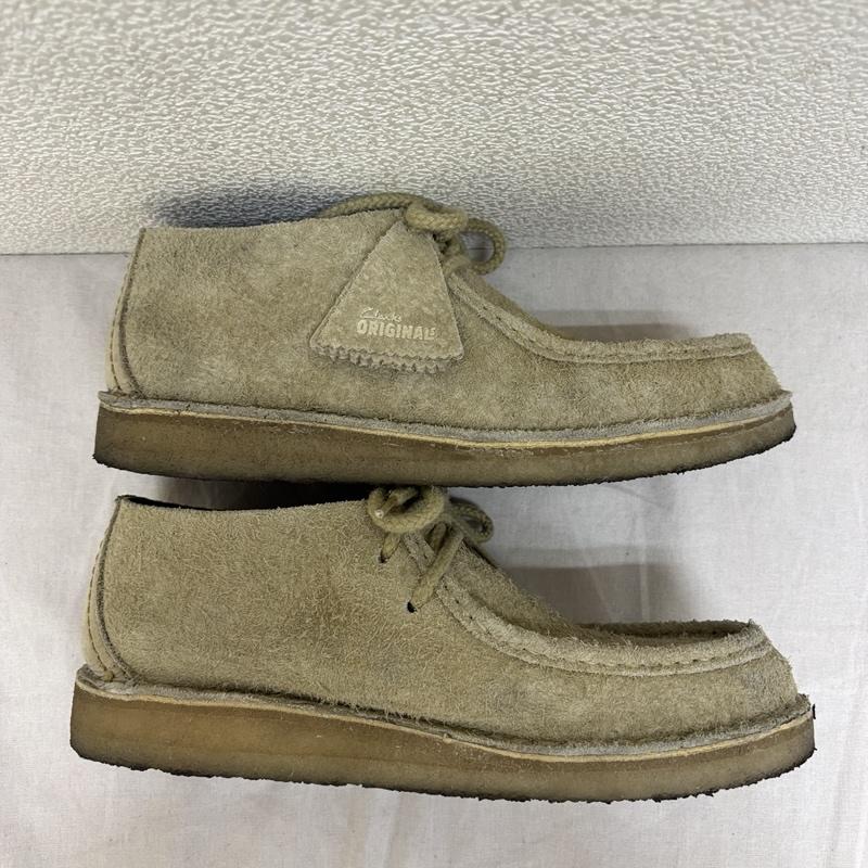 クラークス Clarks ブーツ ショートブーツ スエード レザー ワラビー ブーツ クレープソール US：8 メンズ USED 古着 中古 50163643
