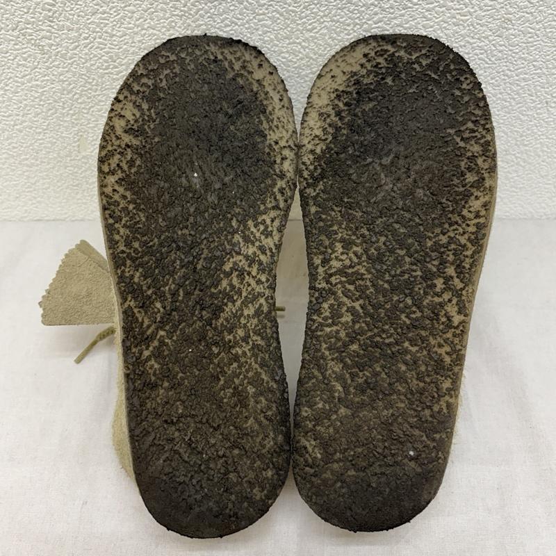 クラークス Clarks ブーツ ショートブーツ スエード レザー ワラビー ブーツ クレープソール US：8 メンズ USED 古着 中古 50163643