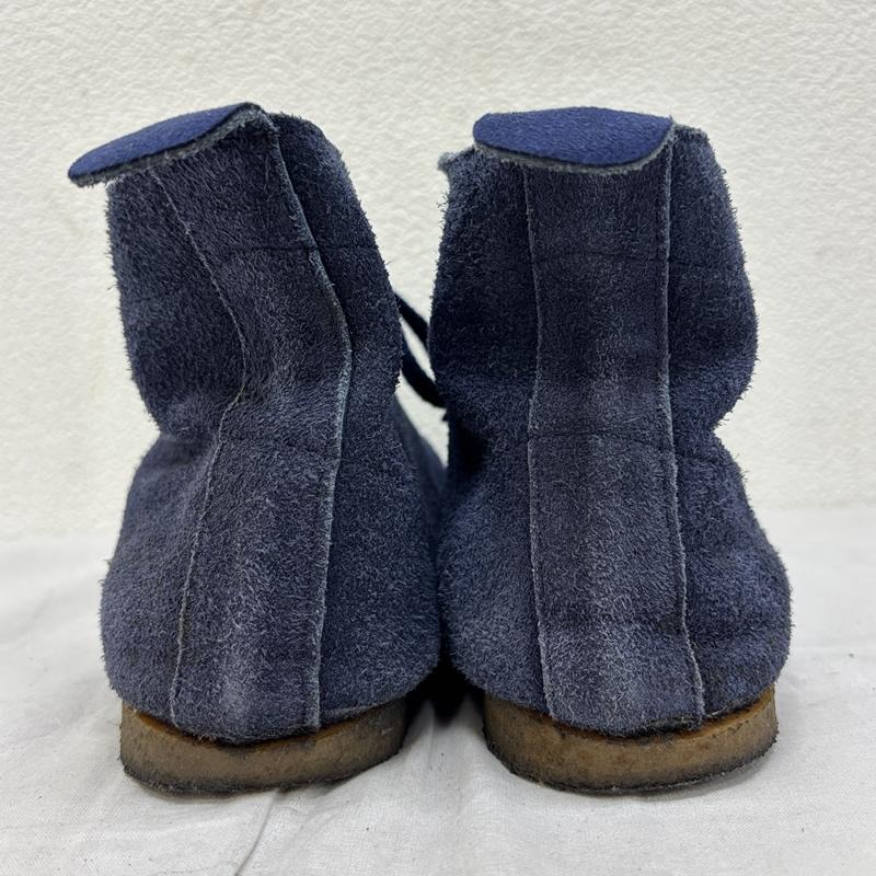 ダブルフットウエア DOUBLE FOOT WEAR スニーカー スニーカー HERMANN HI スエードレザー ハイカット スニーカー クレープソール 26.5cm 紺 / ネイビー / navy メンズ USED 古着 中古 50163645