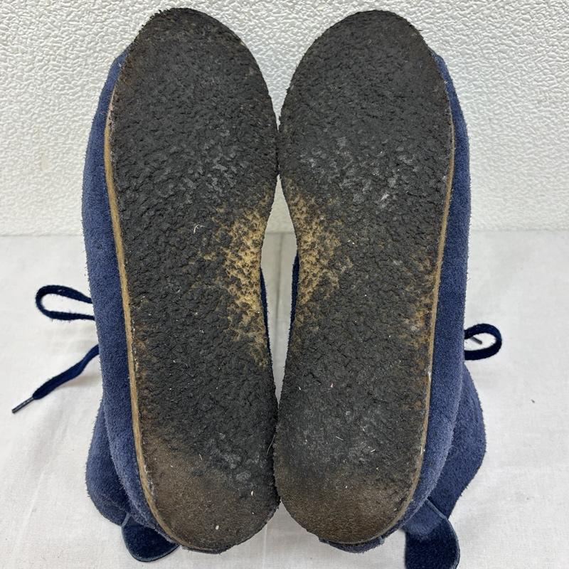 ダブルフットウエア DOUBLE FOOT WEAR スニーカー スニーカー HERMANN HI スエードレザー ハイカット スニーカー クレープソール 26.5cm 紺 / ネイビー / navy メンズ USED 古着 中古 50163645