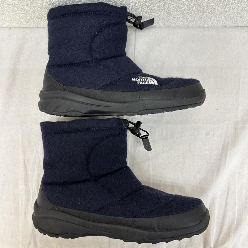 ザノースフェイス THE NORTH FACE ブーツ ショートブーツ NF51592 NUPTSE WOOL2 SHORT ヌプシ ブーティ ウール2 ショート ブーツ 28.0cm 紺 / ネイビー / navy メンズ USED 古着 中古 50163649