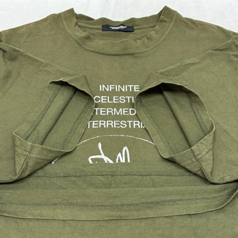 アンダーカバー UNDERCOVER Tシャツ 半袖 22ss OVER SIZE S/S BIG TEE 製品染め ピグメント加工 Tシャツ UC1B9810-3 3 メンズ USED 古着 中古 50163652