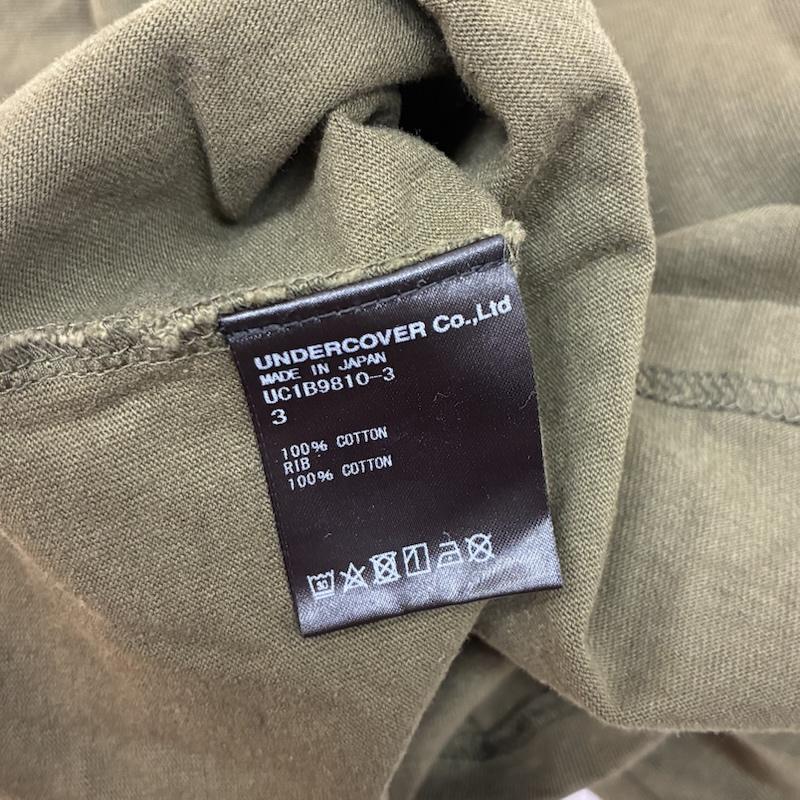 アンダーカバー UNDERCOVER Tシャツ 半袖 22ss OVER SIZE S/S BIG TEE 製品染め ピグメント加工 Tシャツ UC1B9810-3 3 メンズ USED 古着 中古 50163652